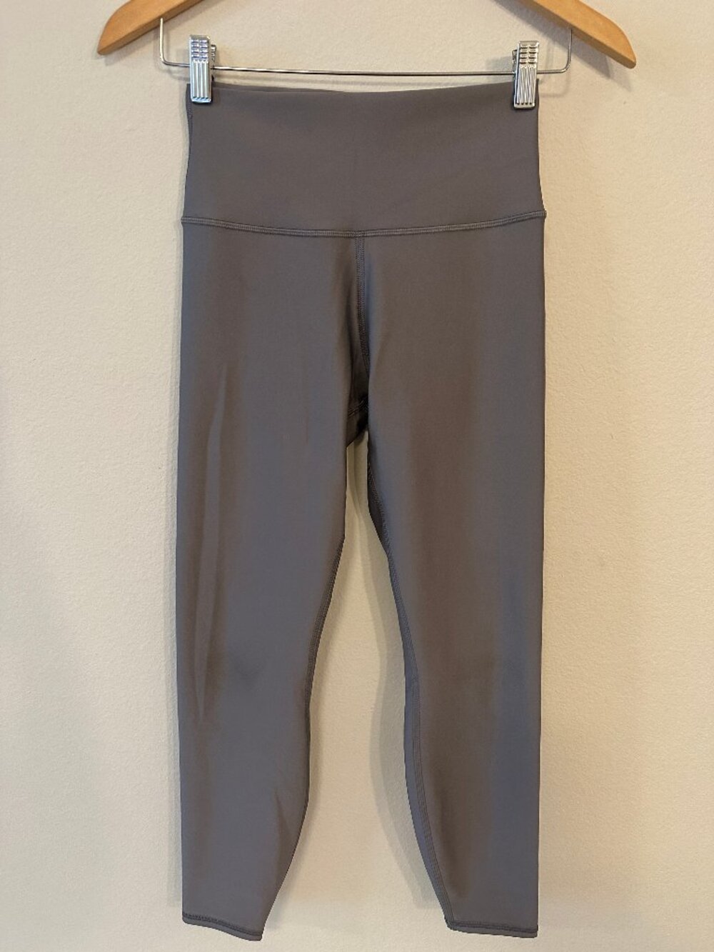 Alo Yoga 7/8 High Waist Airlift Leggings Gray S Compression Workout Yoga